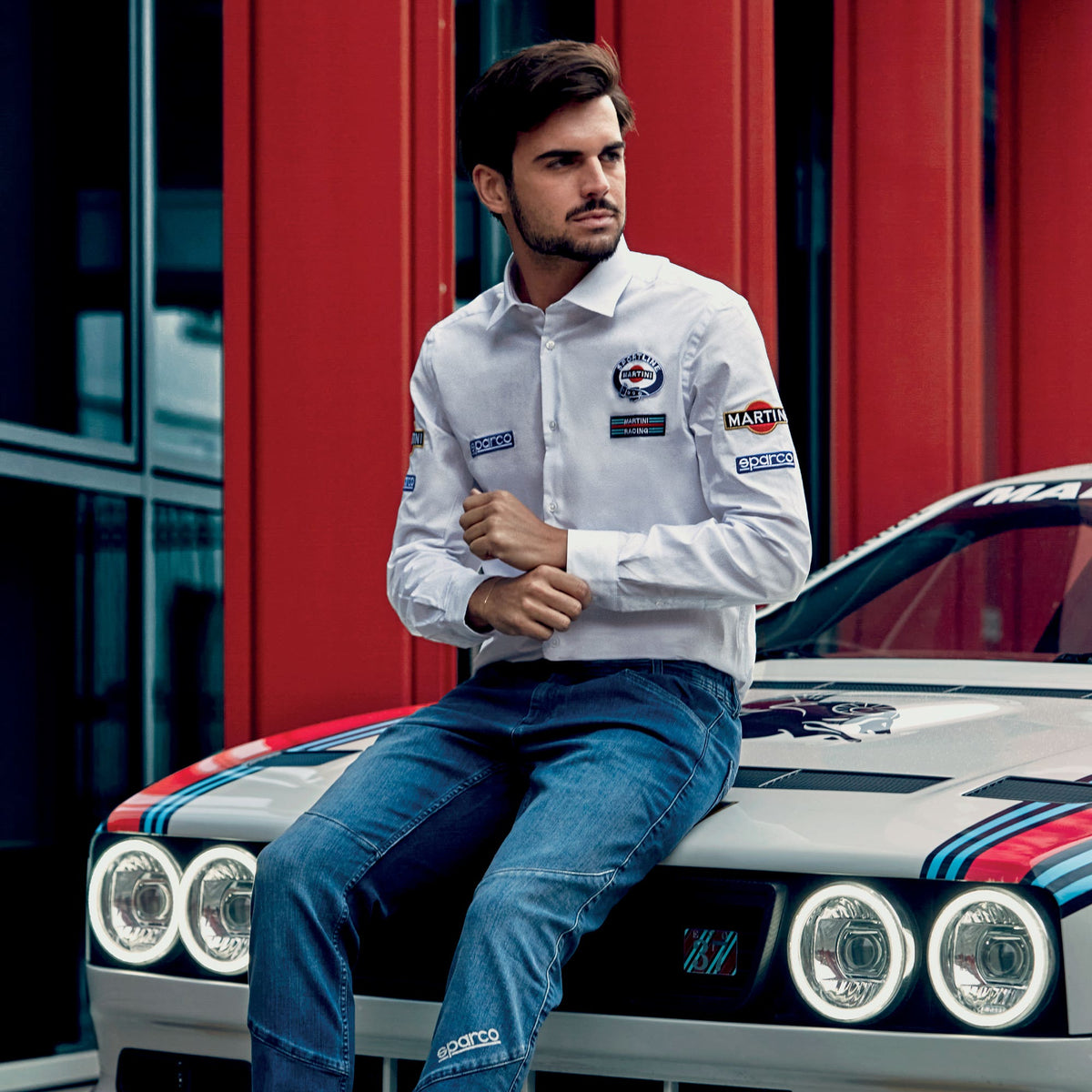 Sparco Martini Racing Overhemd - Wit