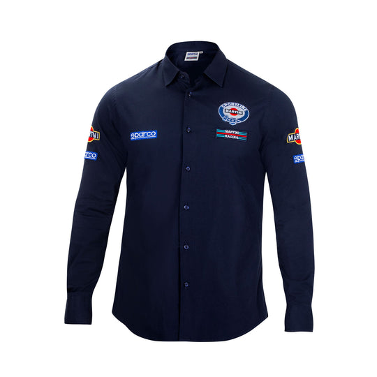 Sparco Martini Racing Overhemd - Marineblauw