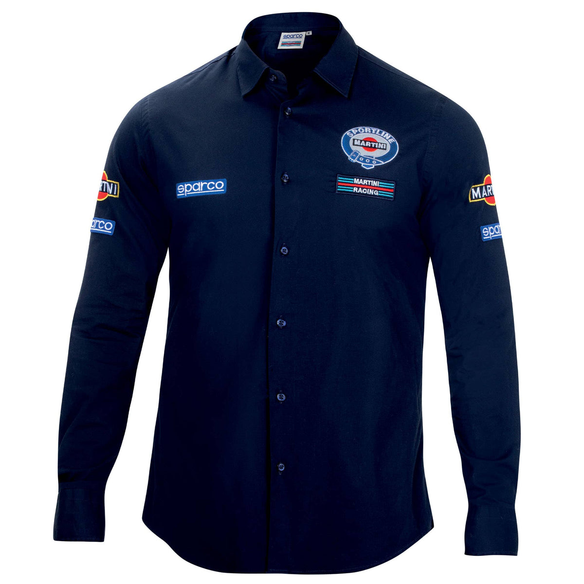 Sparco Martini Racing Overhemd - Marineblauw