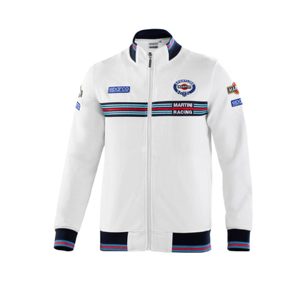 Sparco Full Zip Martini Racing Sweater - Wit