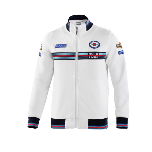 Sparco Full Zip Martini Racing Sweater - Wit