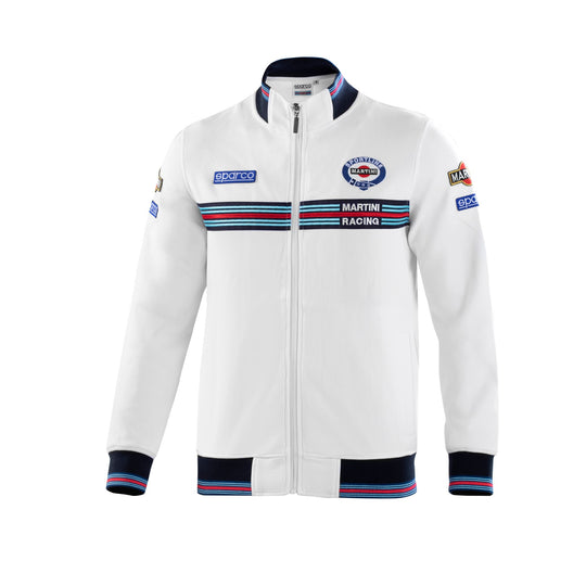 Sparco Full Zip Martini Racing Sweater - Wit