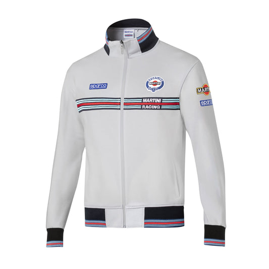 Sparco Full Zip Martini Racing Sweater - Grijs