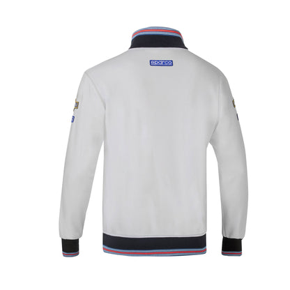 Sparco Full Zip Martini Racing Sweater - Grey