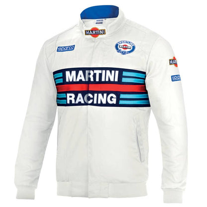 Sparco Martini Racing Bomberjas - Iconische Stijl - Heren- XXL - Wit