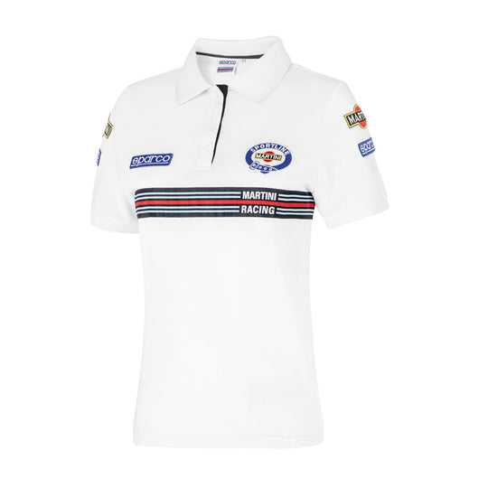 Sparco Polo Replica Martini Racing Lady - Wit