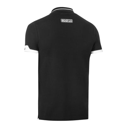 Sparco Polo Zip Poloshirt - Zwart