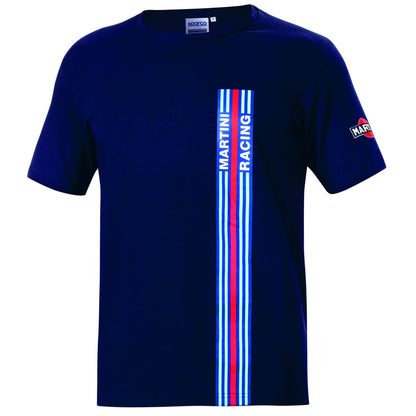 Sparco T-SHIRT BIG Stripes MARTINI-R - Vooraanzicht