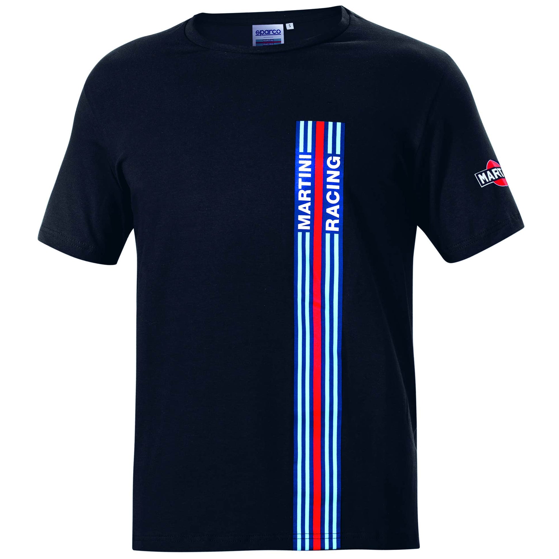 Sparco T-SHIRT BIG Stripes MARTINI-R - Achteraanzicht