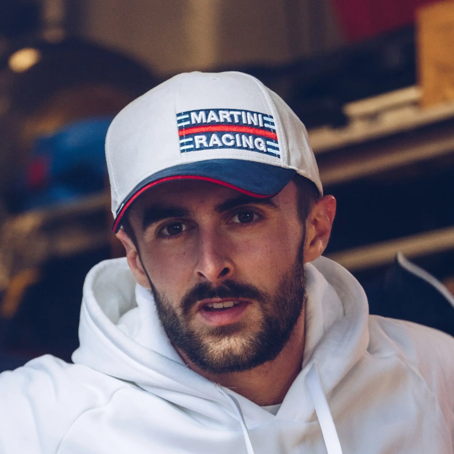 Sparco Martini Racing Side Logo Martini Racing Pet - Wit