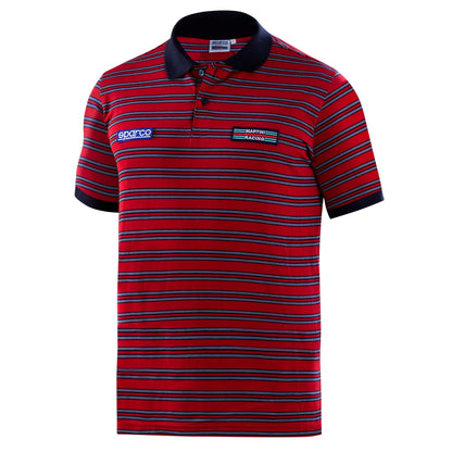 Sparco POLO Replica Sportline Stripes MART - Achteraanzicht