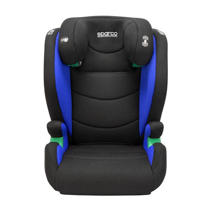 Sparco Autokinderzitje F1000KI ISOFIX i-Size 01925I Autokinderzitje Kids Blauw 76-150cm - Achteraanzicht