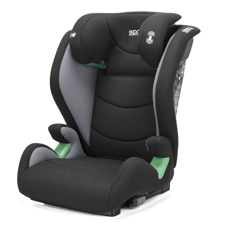 Sparco Autokinderzitje F1000KI ISOFIX i-Size 01925I Autokinderzitje Kids Zwart 76-150cm - Zijaanzicht