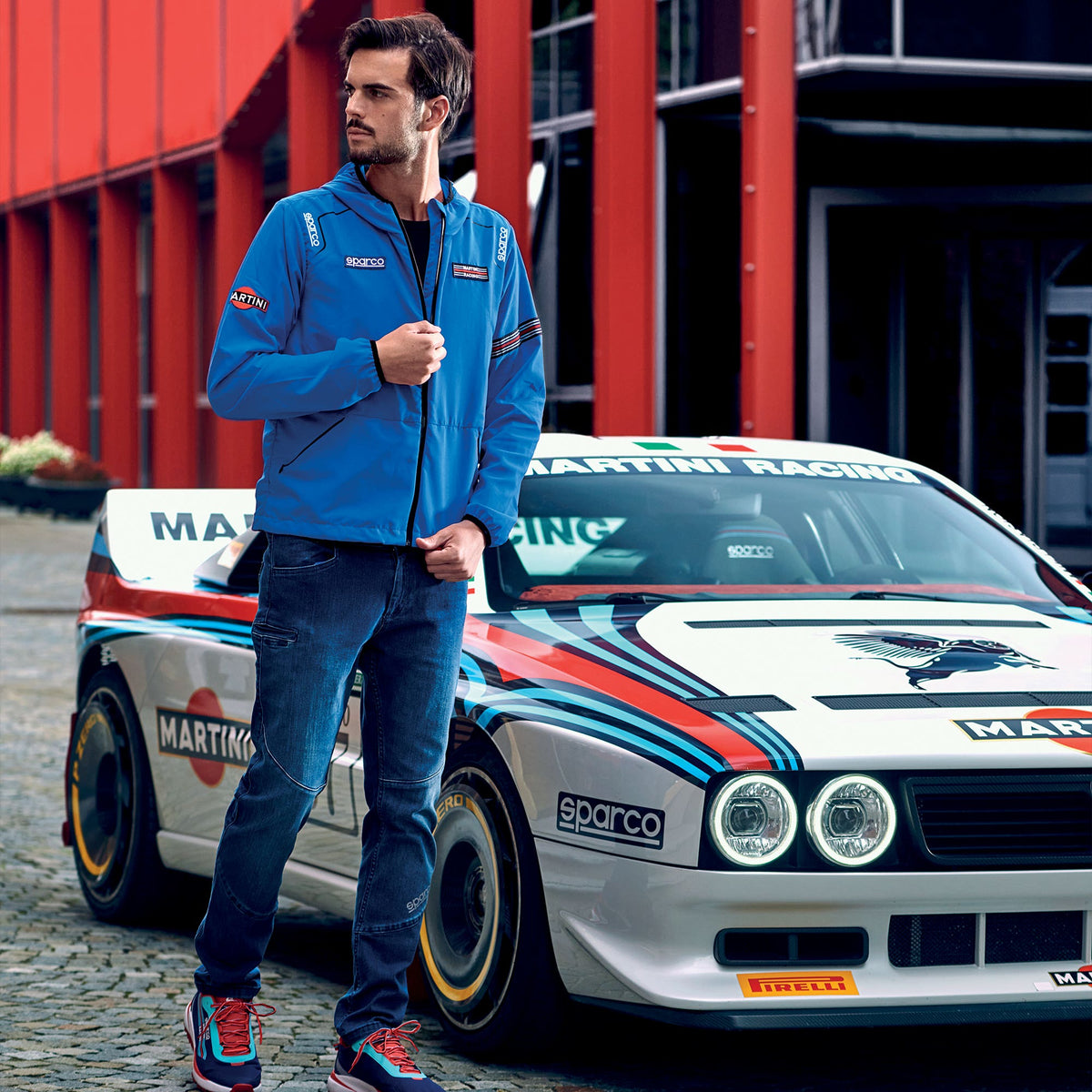 Sparco Martini Racing Windstopper Jas - Blauw