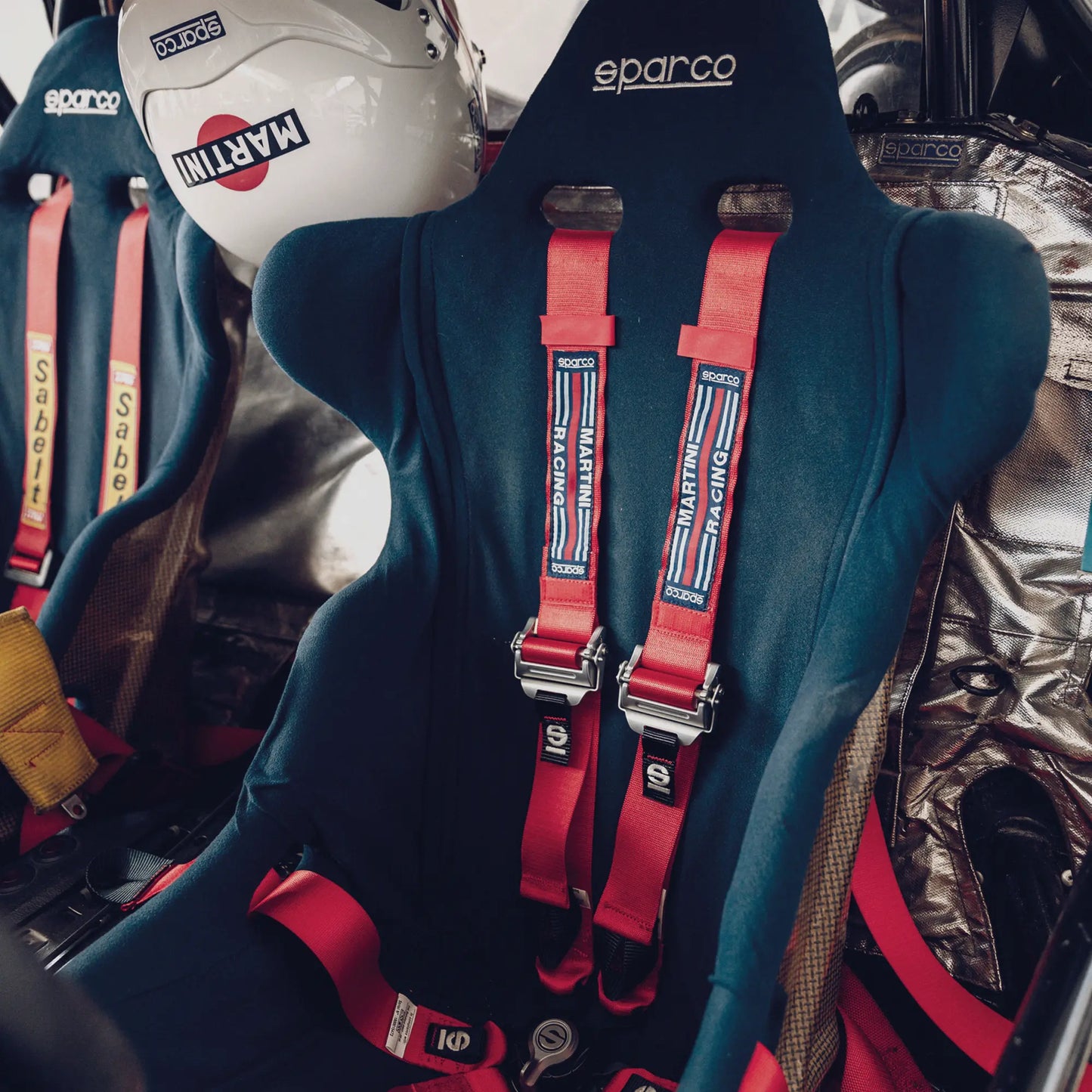 Sparco Martini Racing Gordel Competition H Auto-accessoire - Marineblauw