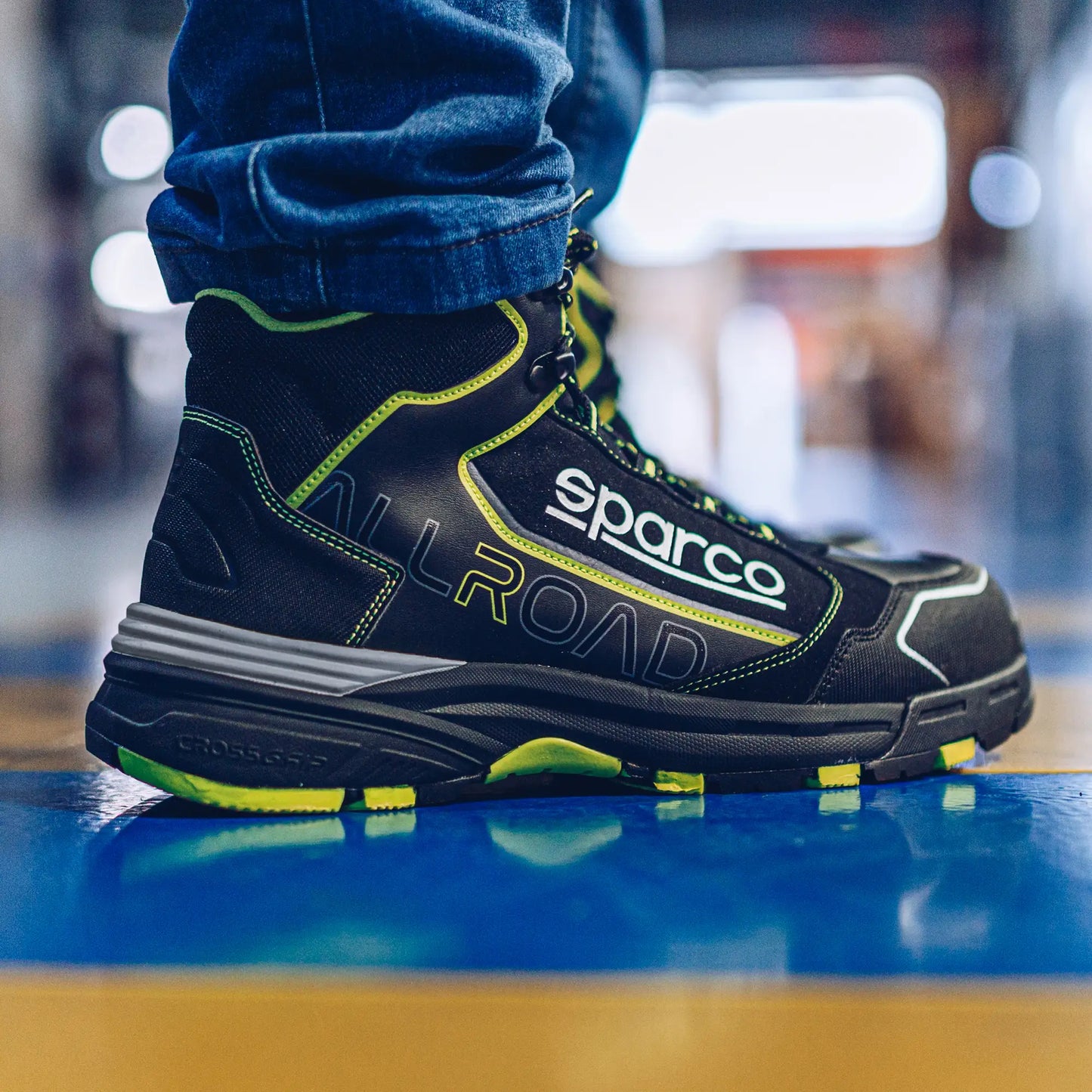 Sparco – Allroad-H Motegi S3 ESD – Safety Shoes – Allroad – Black – 38-48
