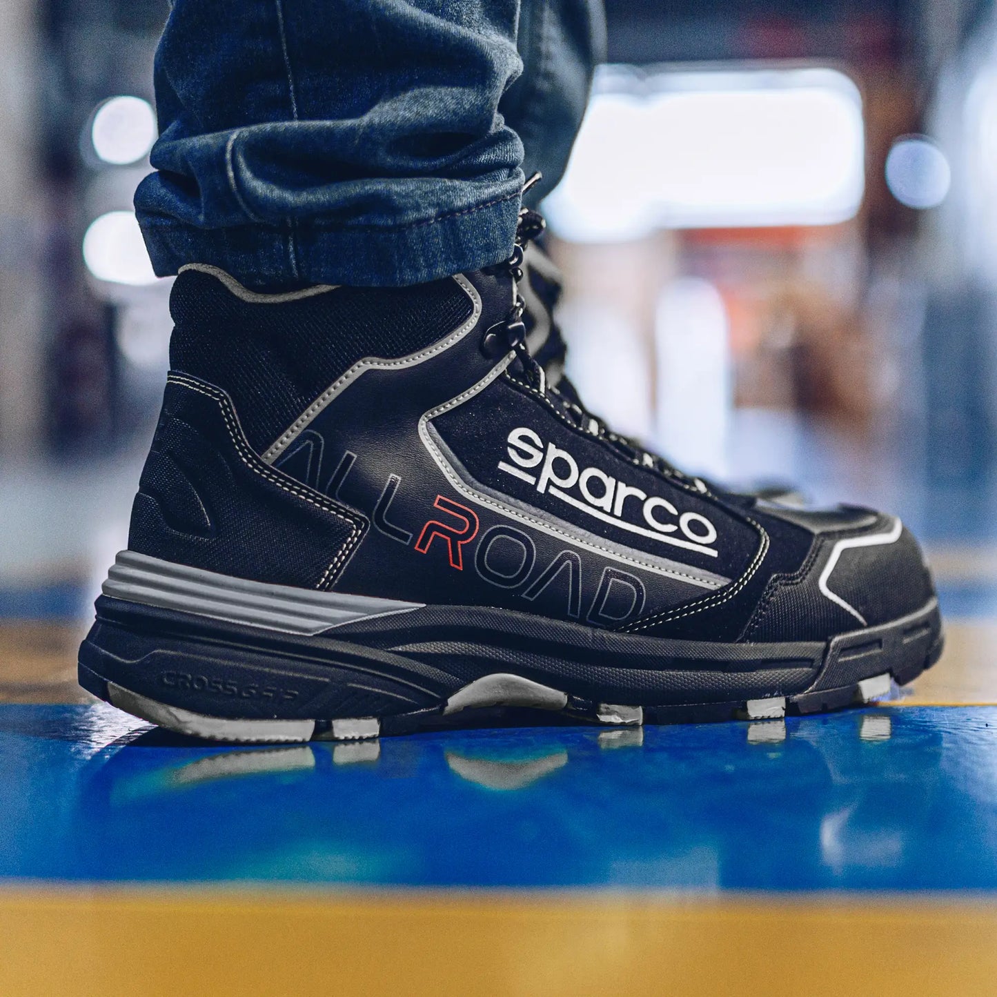 Sparco – Allroad-H Okayama S3 ESD – Safety Shoes – Allroad – Black – 38-48