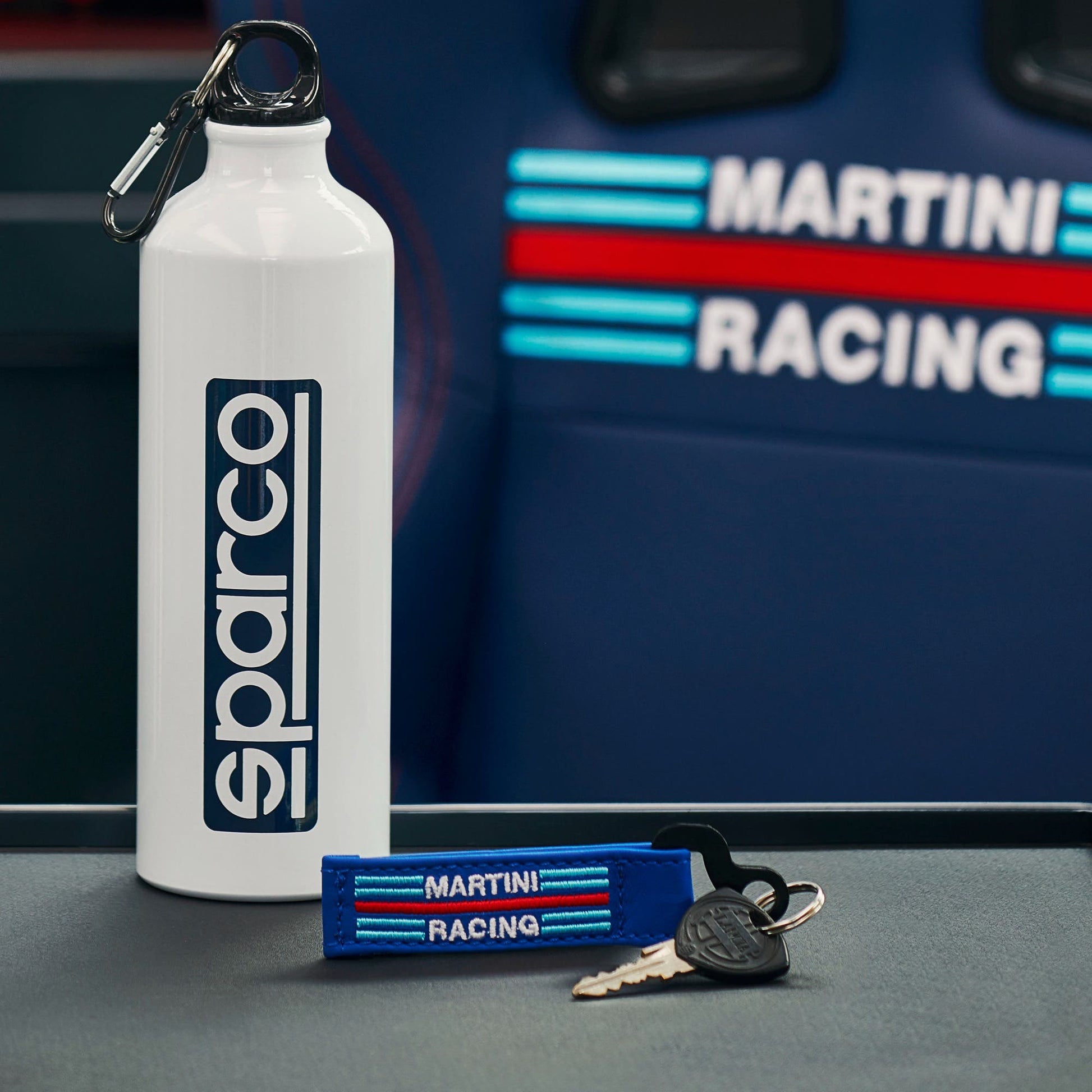 Sparco Portachiave Leather MARTINI-R BM - Achteraanzicht