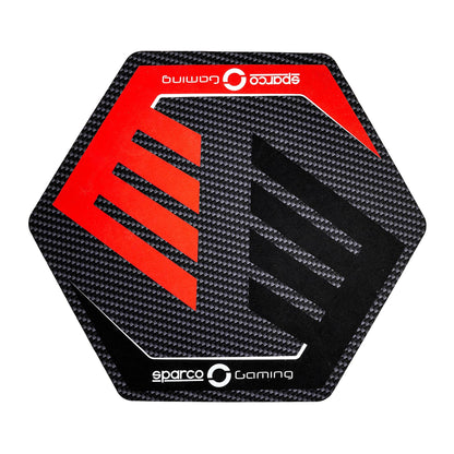 Sparco CHAIR FLOOR MAT 110X97.5Mm Nr/Rs - Vooraanzicht