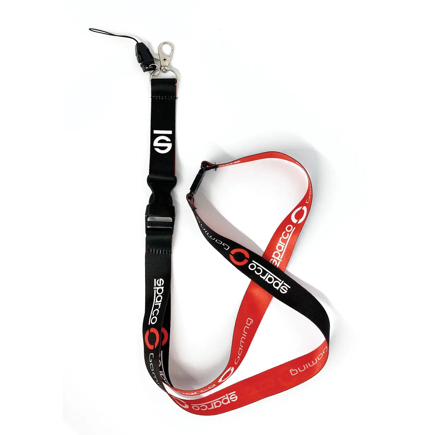 Sparco Lanyard Set 10 Stuks 099103NR Sleutelhanger Gaming Zwart/Rood - Hoofdafbeelding