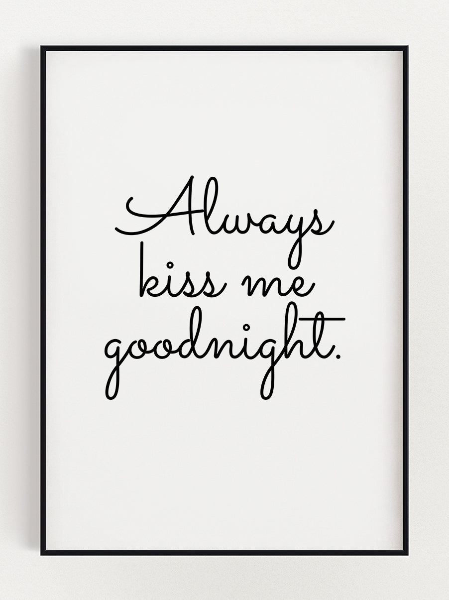 Always Kiss Me Poster