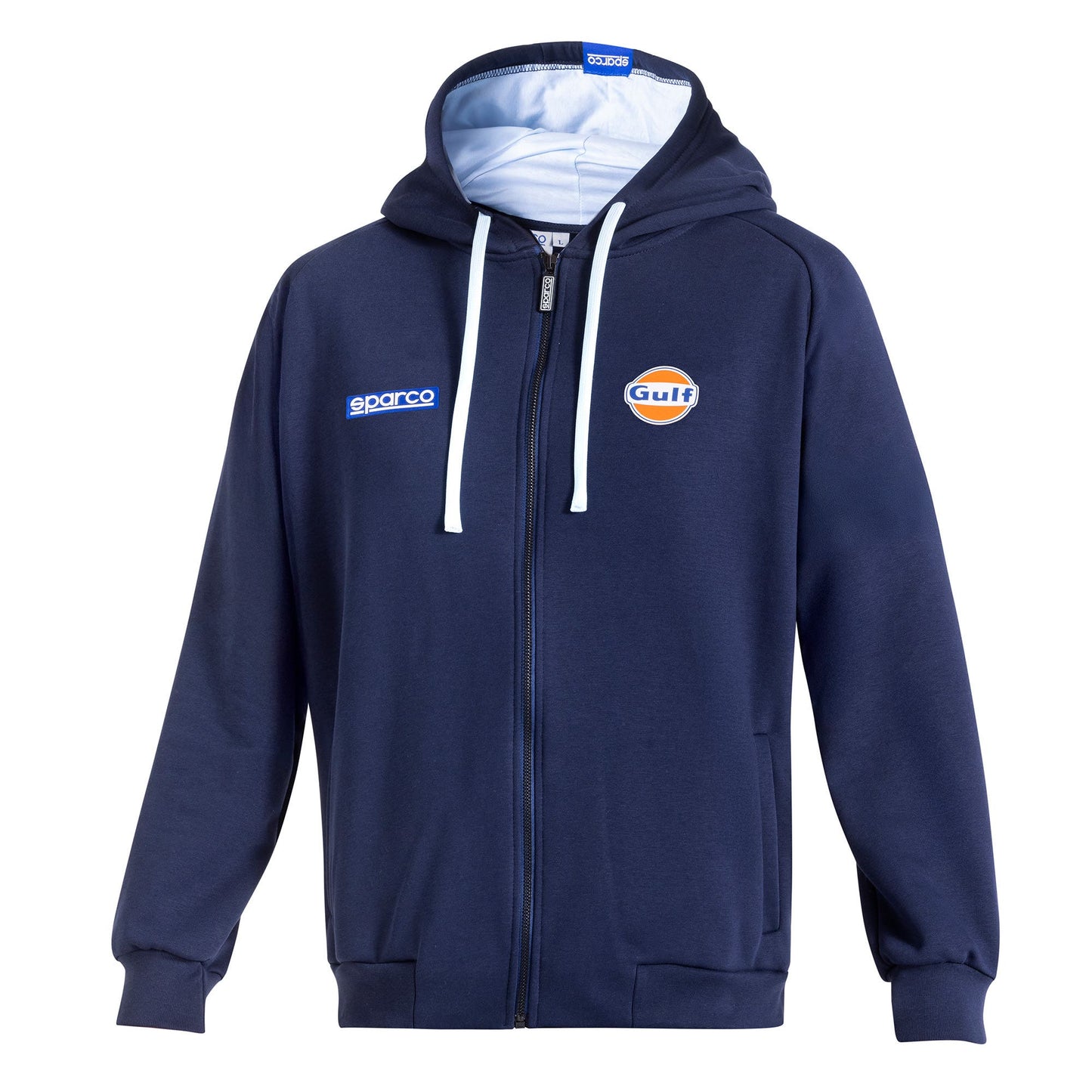Sparco – Hoodie Full Zip Martini Racing MY25 – BMF0013D0W – Hoodie – Martini Racing – White/Navy – S-XXXL