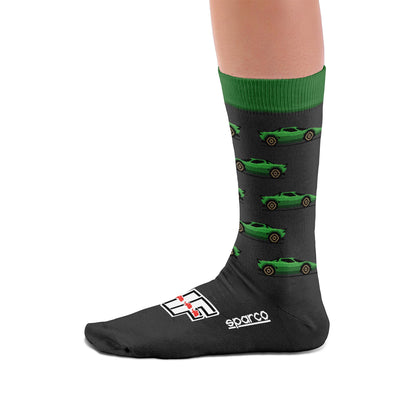 Sparco Lancia HF Gr.4 Sokken - Zwart/Groen