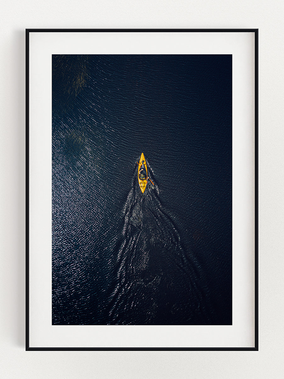 Canoe In The Darkness Poster
