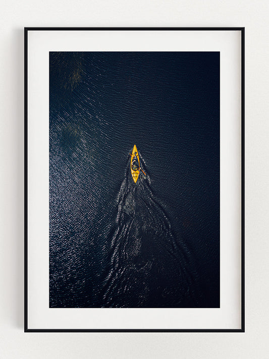 Canoe In The Darkness Poster