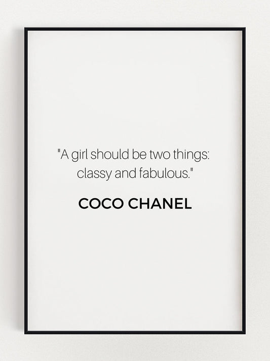 Classy and Fabulous Poster