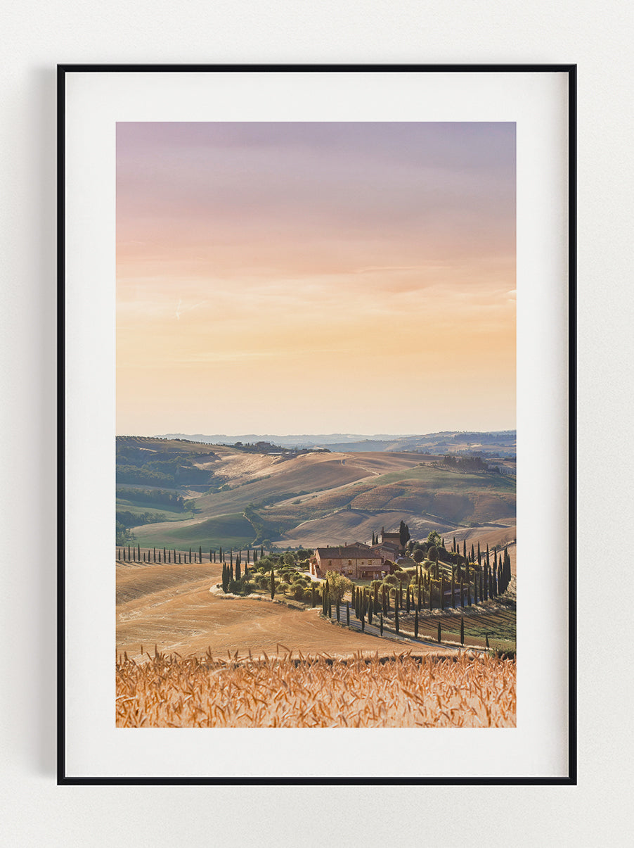 Colorful Counrtyside Poster