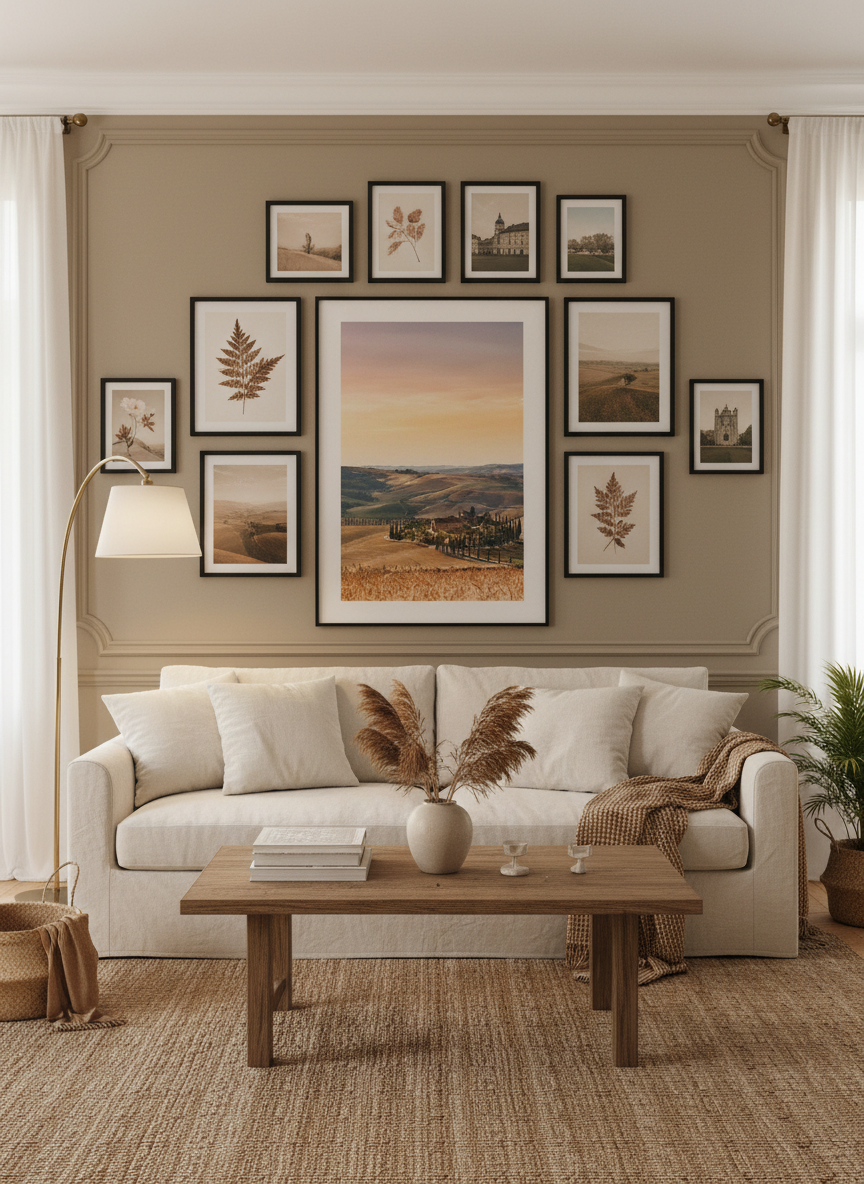 Colorful Counrtyside Poster