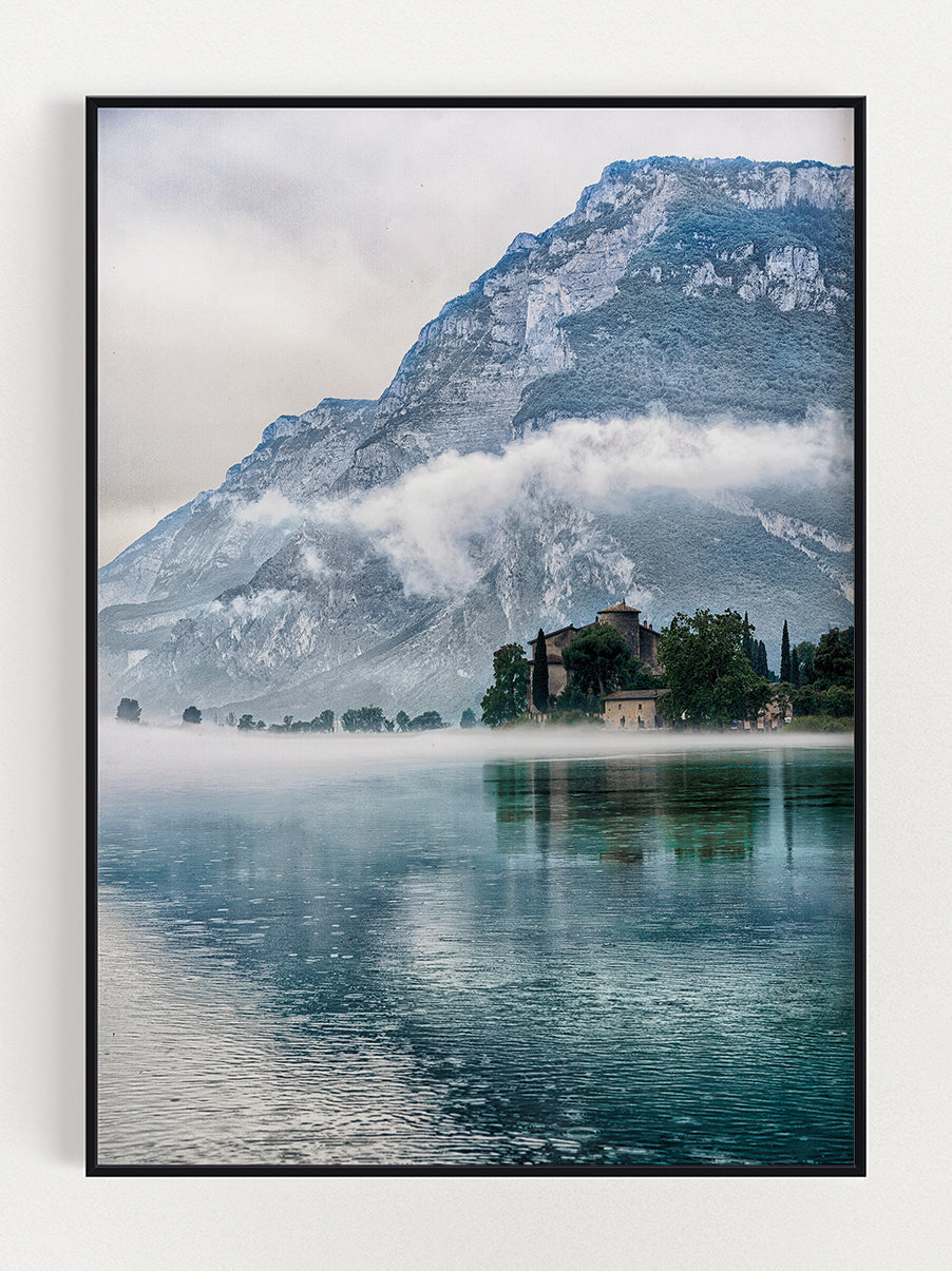 Cottage At The Lake Poster