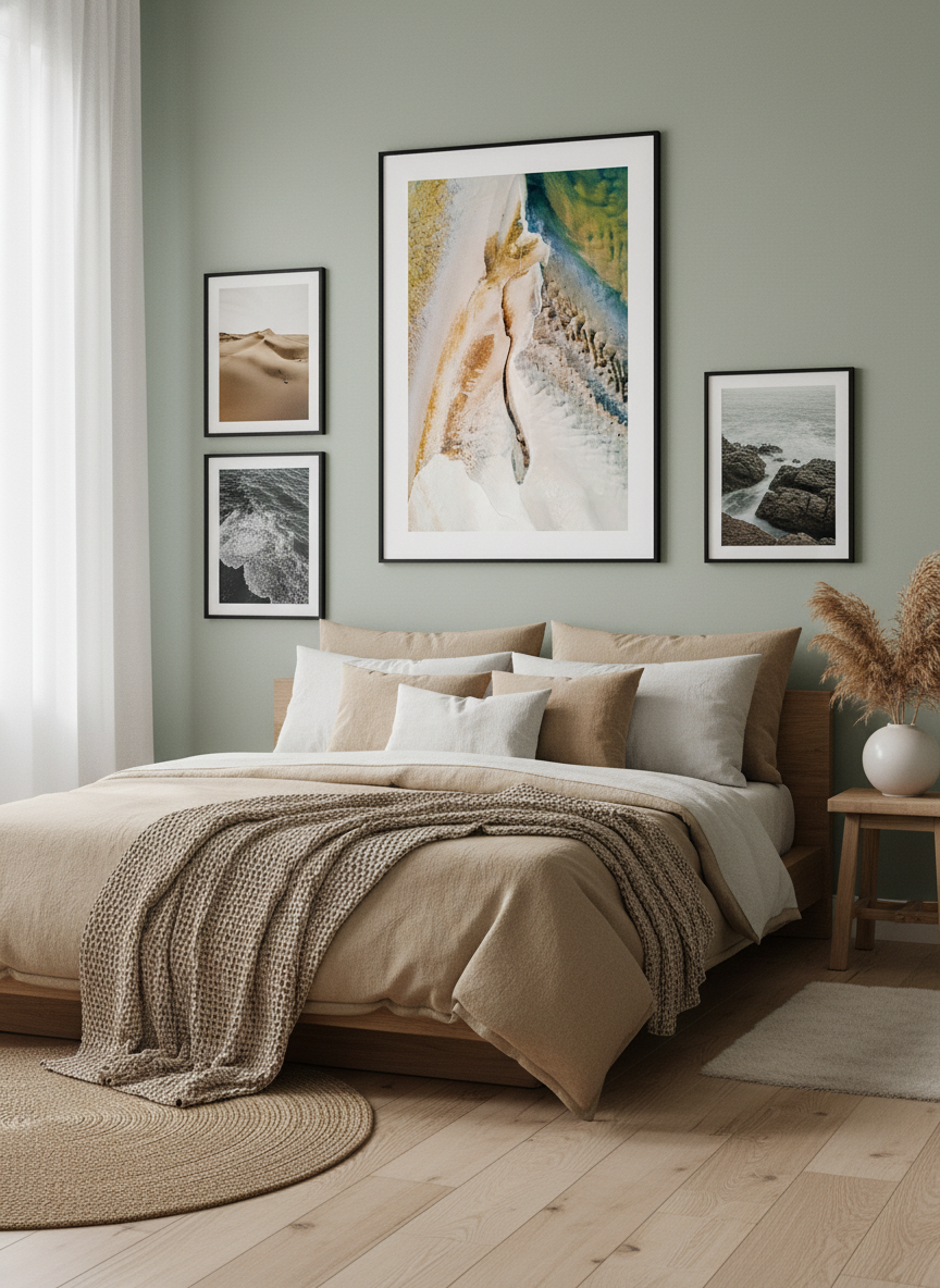 Desert Meets Ocean Poster