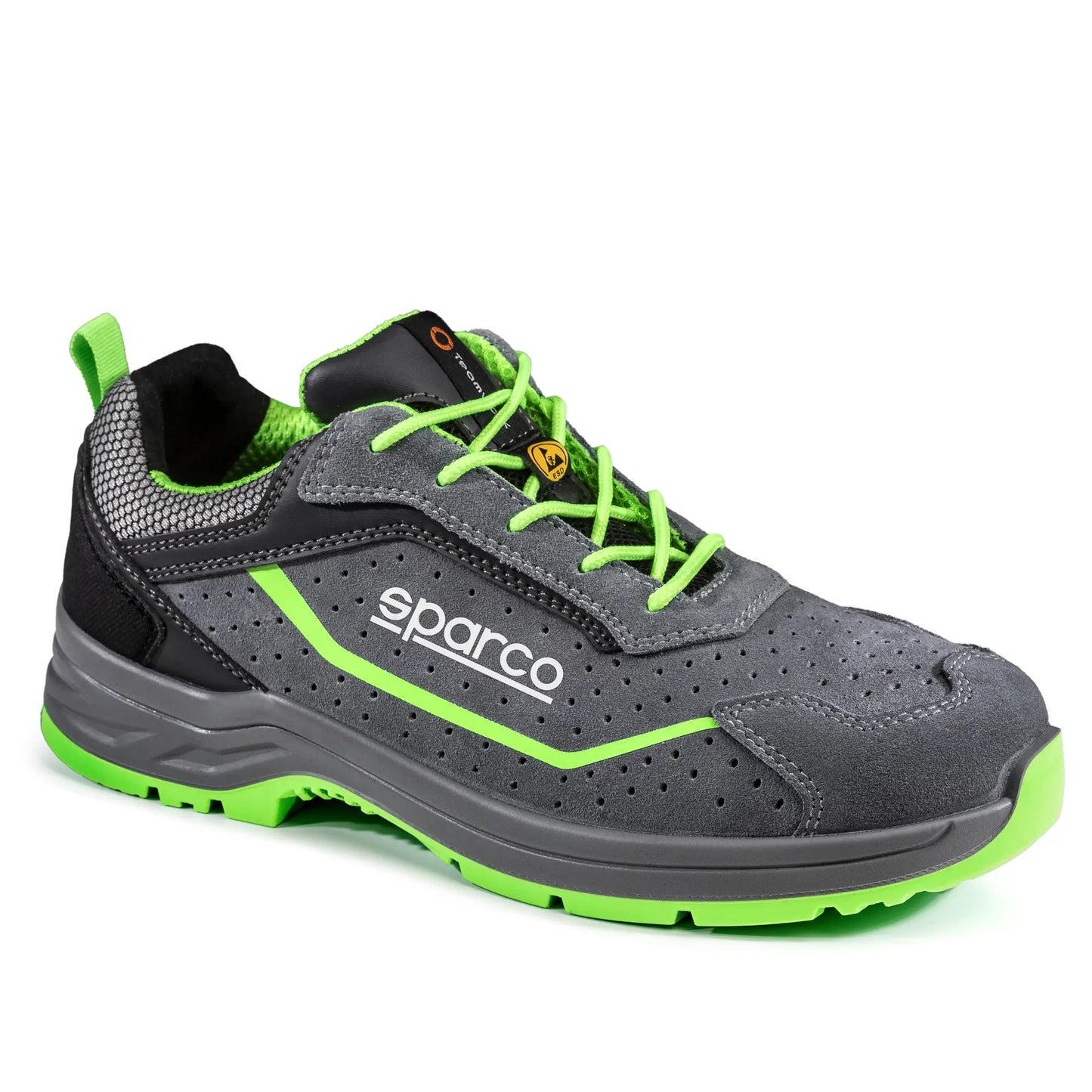 Sparco INDY FELIX – Veiligheidsschoen S1PS met FlexGrip+ zool en ademend suède