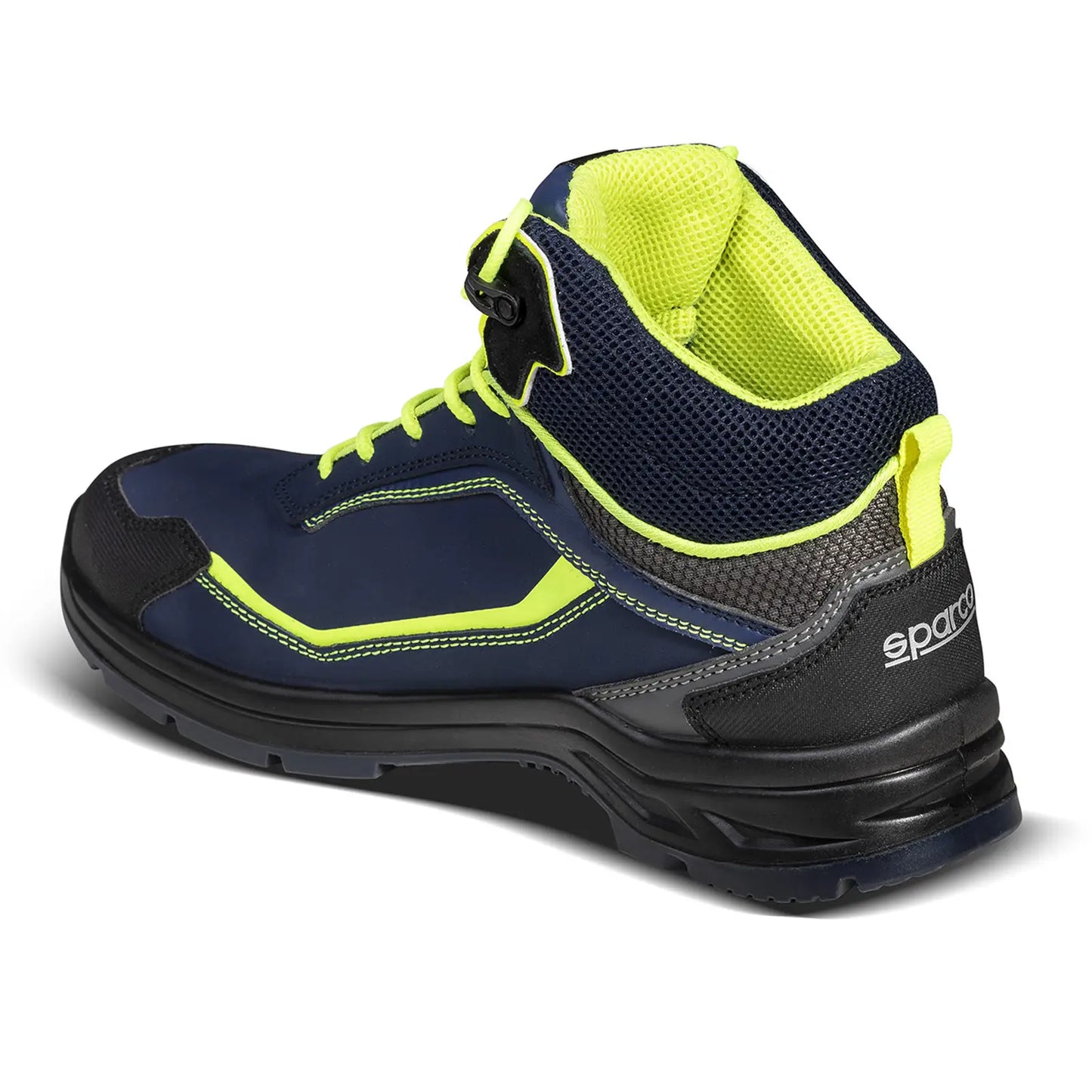Sparco INDY RICHMOND – Hoge veiligheidsschoen S3S met FlexGrip+ zool en waterafstotend nubuck