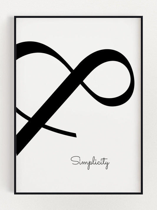 & Simplicity Poster