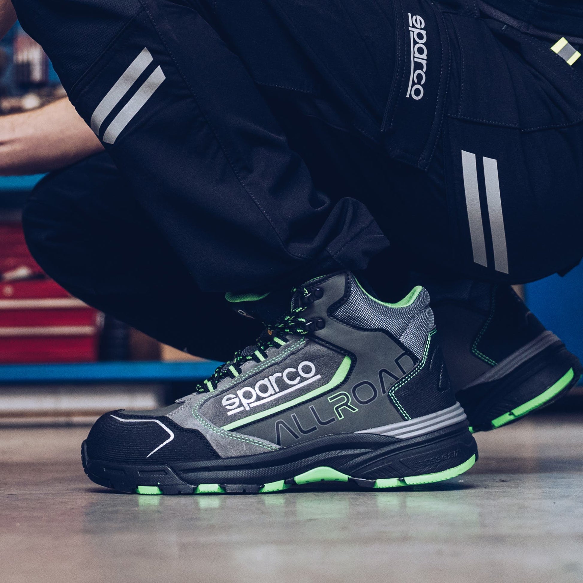 Sparco Allroad-H Leap S3 ESD Werkschoenen Allroad Grijs 35-48 - Close-up