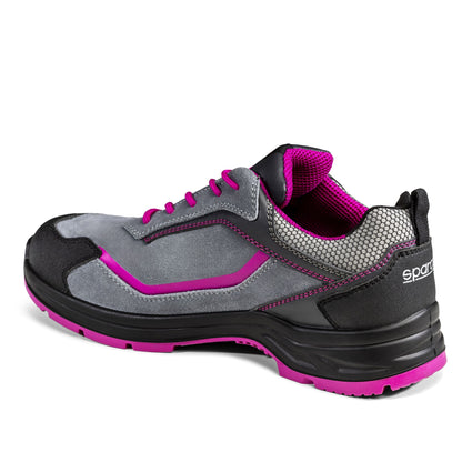 Sparco Werkschoenen S3S - Indy Danica - Grijs/Roze - Maat 38-48
