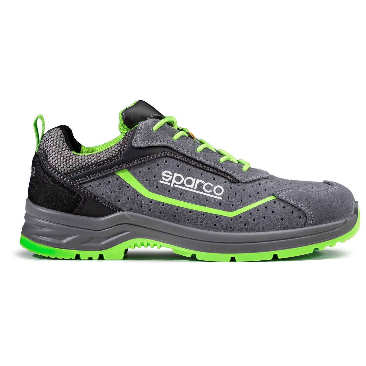 Sparco – Indy Felix S1PS SR FO LG – Safety Shoes – Grey/Green