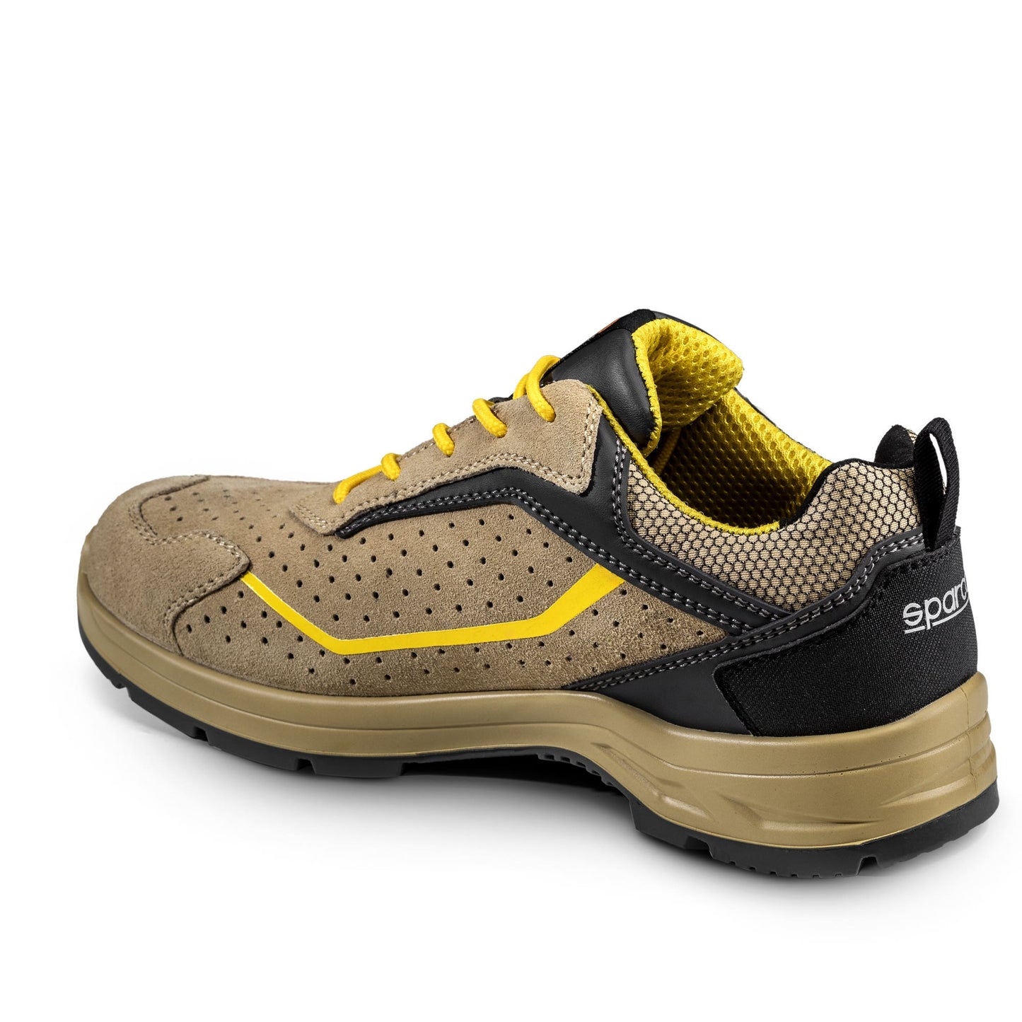 Sparco Werkschoenen S1PS - Indy Colton - Beige/Geel - Maat 38-48