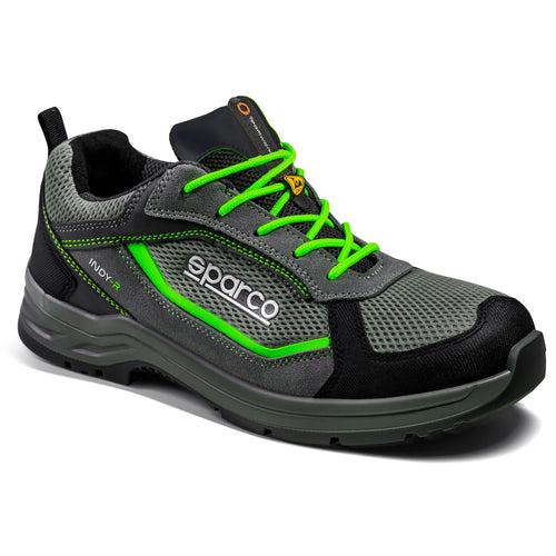 Sparco Indy-R Sonoma Werkschoenen S1PS - Grijs/Groen