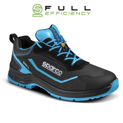Sparco Werkschoenen S3S - Indy-E Aster - Zwart/Blauw - Maat 38-48