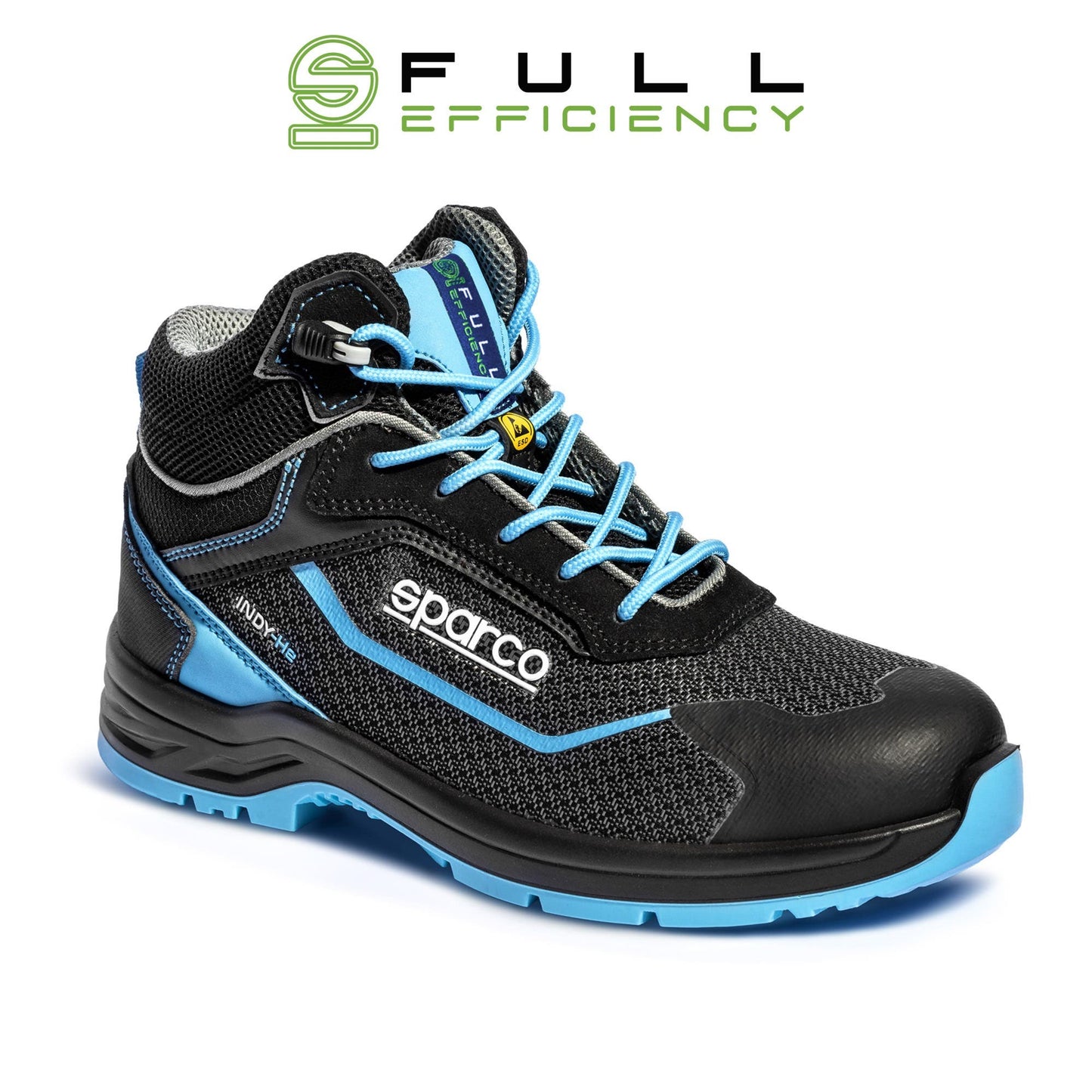 Sparco - Indy-HE Sunny S3S SR FO LG - Safety Shoes - Black/Blue