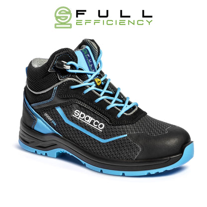 Sparco - Indy-HE Sunny S3S SR FO LG - Safety Shoes - Black/Blue