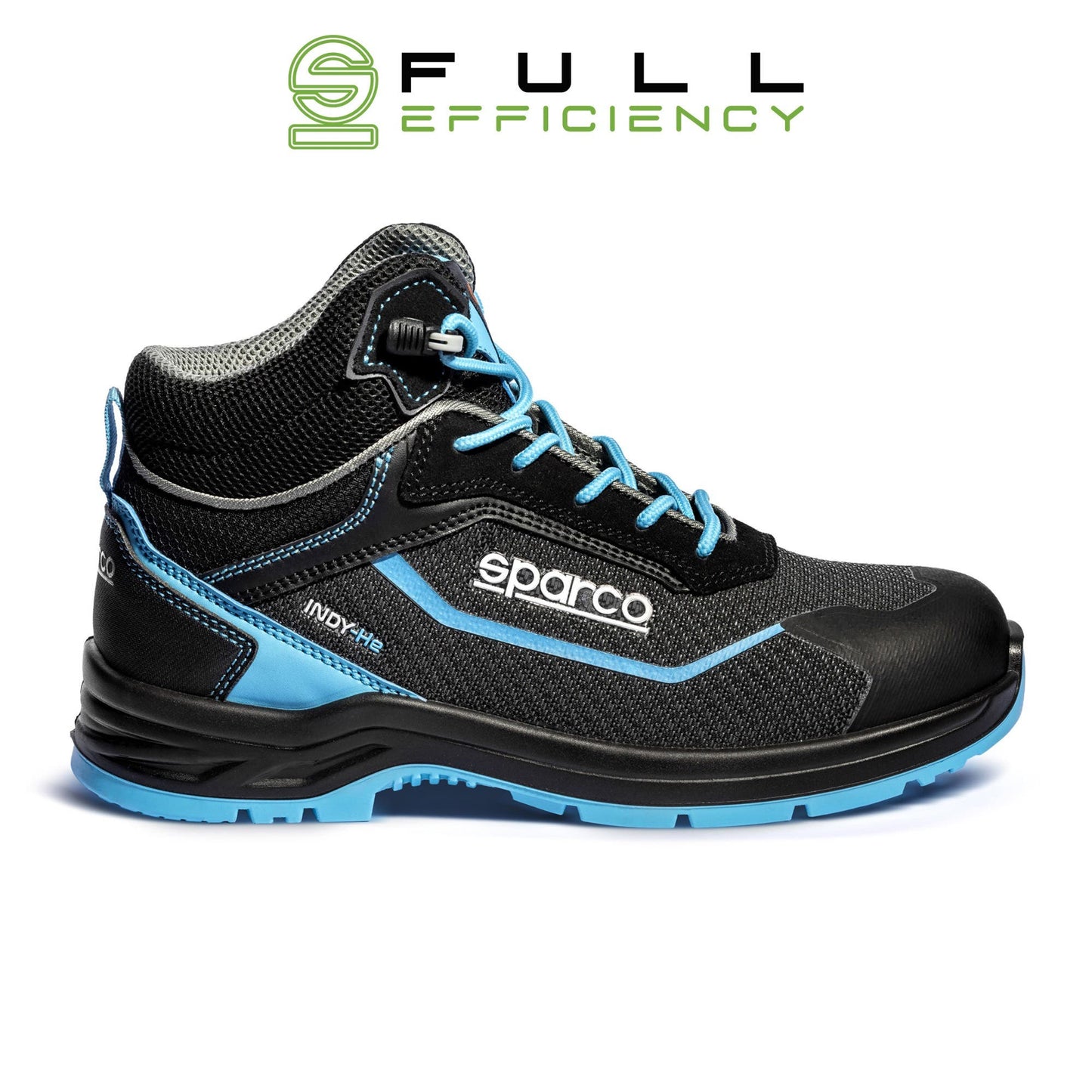 Sparco - Indy-HE Sunny S3S SR FO LG - Safety Shoes - Black/Blue