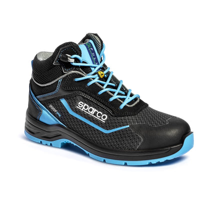 Sparco - Indy-HE Sunny S3S SR FO LG - Safety Shoes - Black/Blue