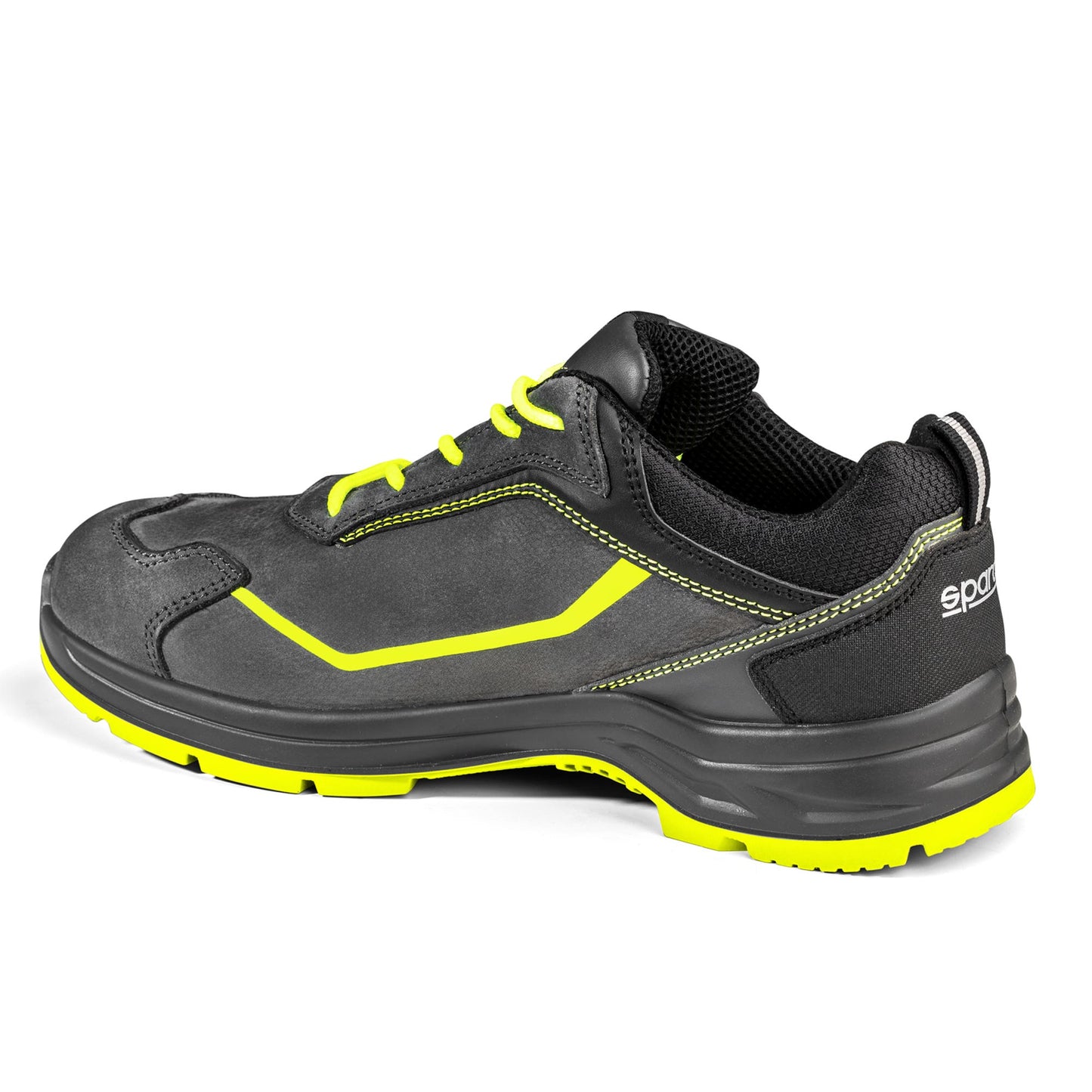 Sparco Werkschoenen S3S - Indy Conor - Grijs/Geel - Maat 38-48