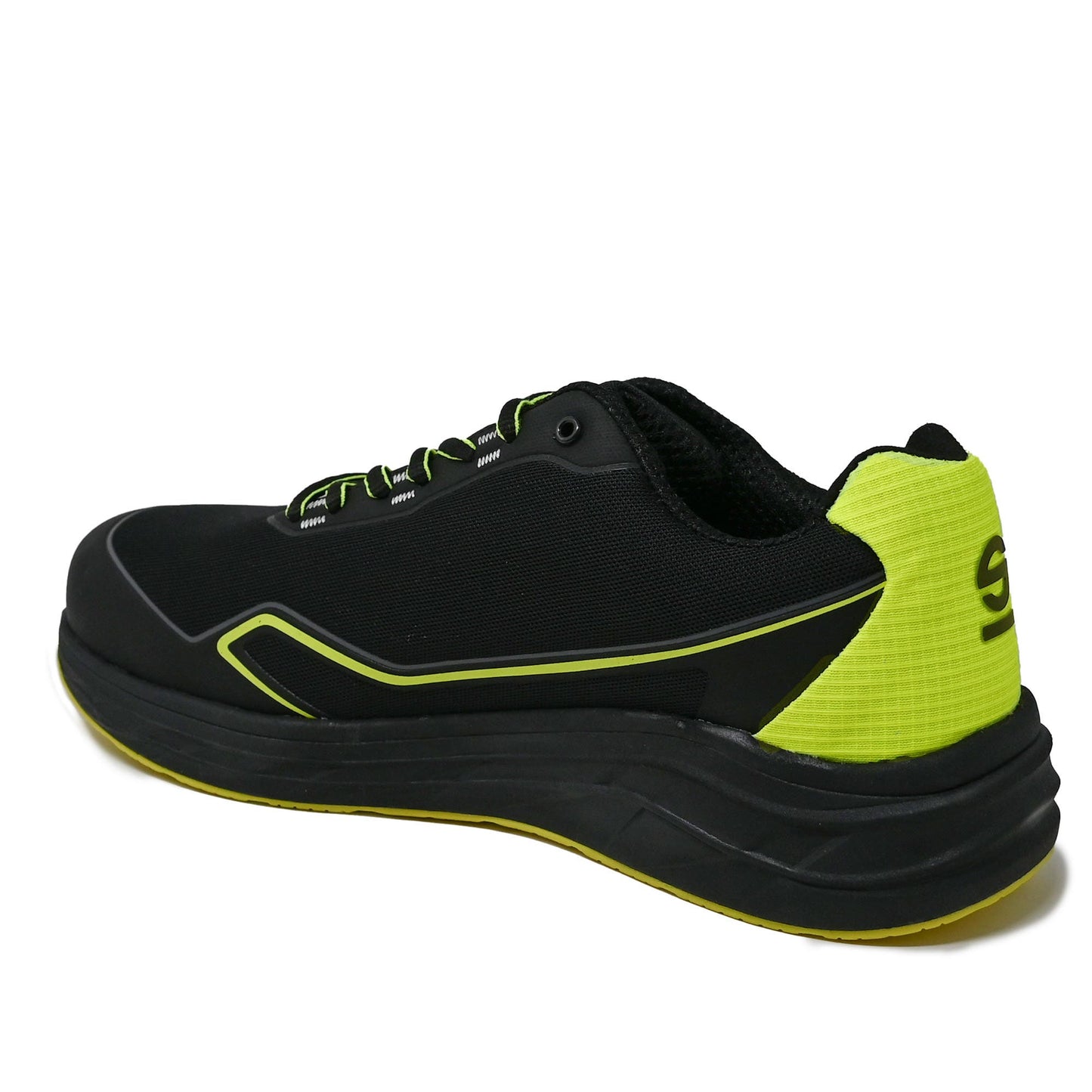Sparco Werkschoenen S1PS - Teamwork Luton - Zwart/Geel - Maat 38-48
