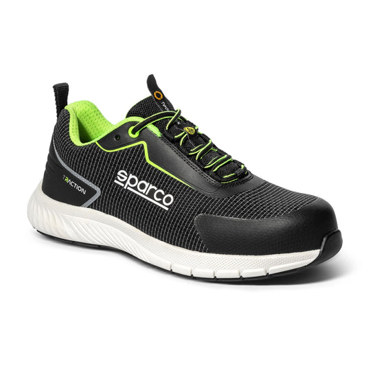 Sparco – Traction Yuki S1PS SR FO HRO – Safety Shoes – Black/White